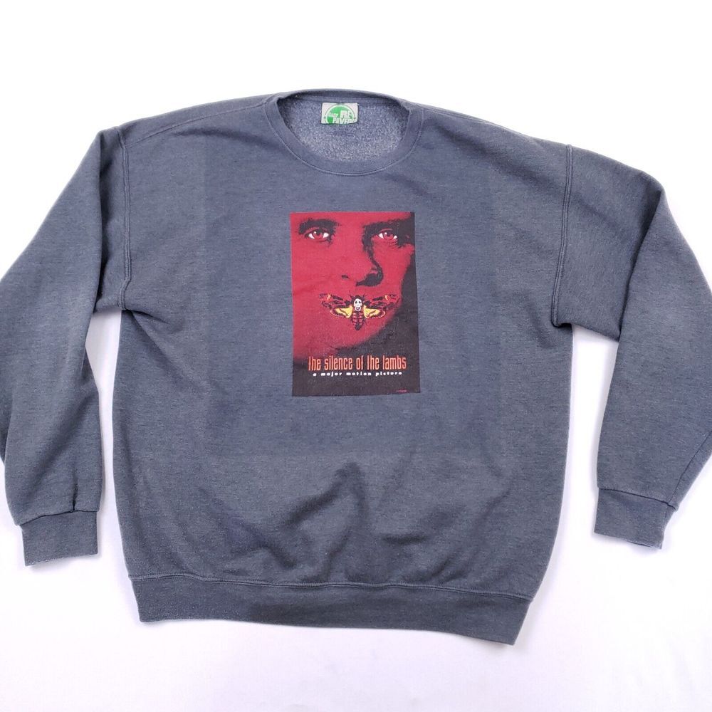 Fruit of the Loom Gray Sweatshirt with Red Graphic